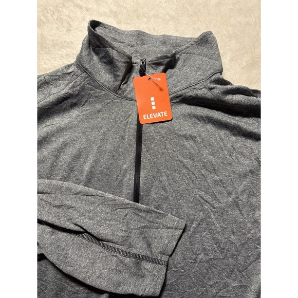 NEW Quarter Zip Athletic Fit Pullover Men's Size 2XL NWT Previcox - Picture 3 of 9